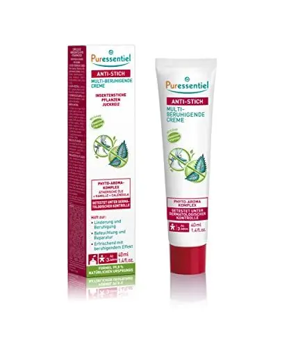 Produktbild: Puressentiel Anti-Stich - Multi-beruhigende Creme - Insekten- und Pflanzenstiche - 100% natürliche Wirkstoffe - Frische-Effekt - Lindert Juckreiz und Reizungen - 40 ml