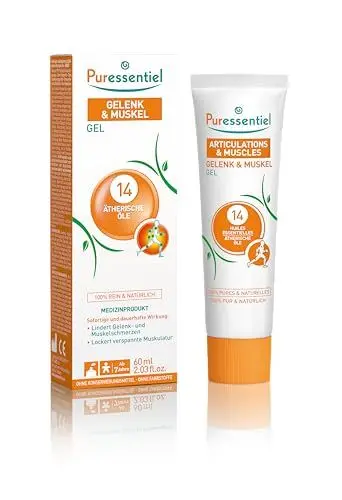 Produktbild: Puressentiel - Gelenk & Muskel - Gel mit 14 ätherischen Ölen - Hilft zu entspannen und beruhigt empfindliche Bereiche – 60 ml