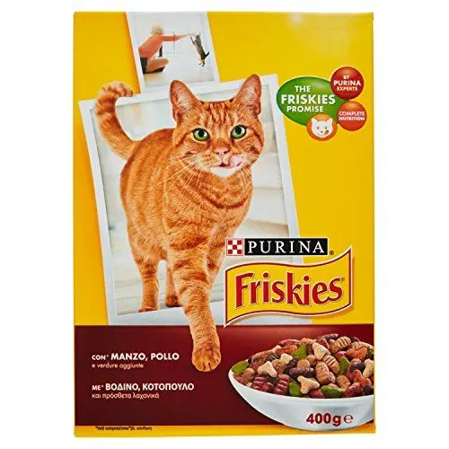 Produktbild: Purina - Alleinfutter für ausgewachsene Katzen mit Rind, Huhn und Gemüse - 400 g