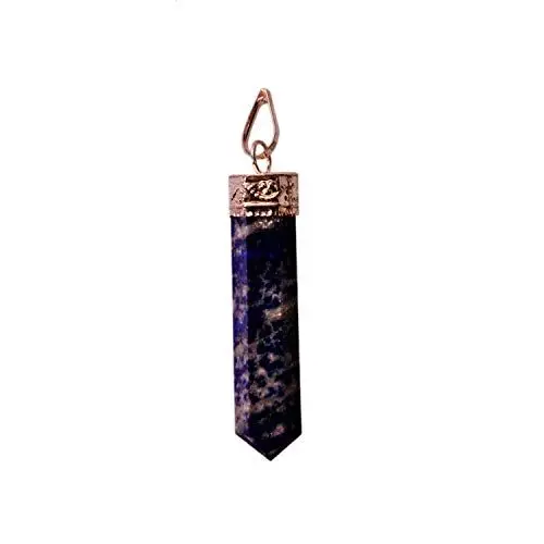 Produktbild: Purpledip Lapislazuli Anhänger Reiki energetisierte natürliche Kristalle, Glücksbringer (11347)