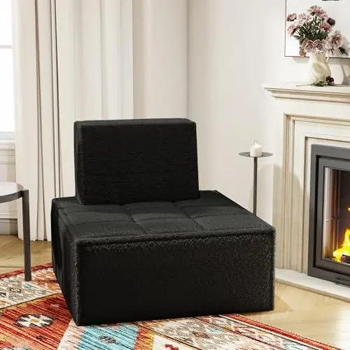 Produktbild: PurrJoys Sitzsack Chair, Einzelsofa, Kleine Loungesesse, Sessel Wohnzimmer, Bean Bag Chair, Sofa für Schlafzimmer, Gästezimmer, Kinderzimmer