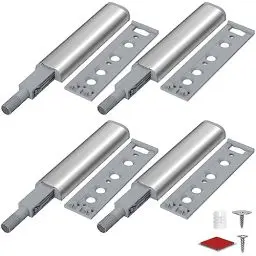Produktbild: Push to Open Türöffner Jiayi 4 Stück Drucktüröffner Schrank Türöffner Push Open Magnet Tip On für Türen Beschlag Möbel Schubladen Drucköffner Schranktür Magnetschnäpper Drucktüröffner Druckschnapper