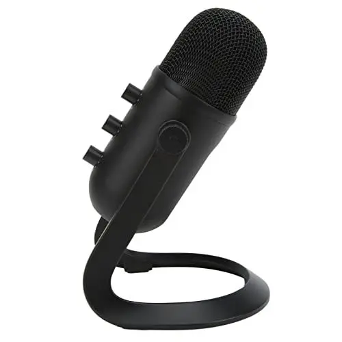 Produktbild: PUSOKEI USB-Mikrofon für Aufnahmen Mehrzweck-Kondensatormikrofon mit Ständer Desktop-Kondensatormikrofon für PC für Gesang Studio Living