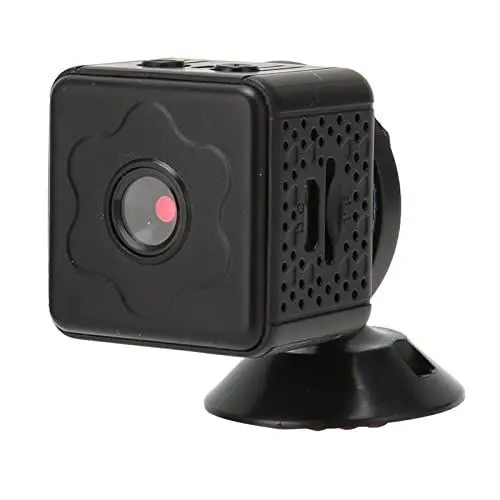 Produktbild: PUSOKEI WiFi-Minikamera, 1080P HD Kabellose Überwachungskamera für ältere Menschen, Haustiere, Babys, Nachtsicht, APP-Anzeige, Bewegungserkennung, Drehbare Halterung, für IOS, für