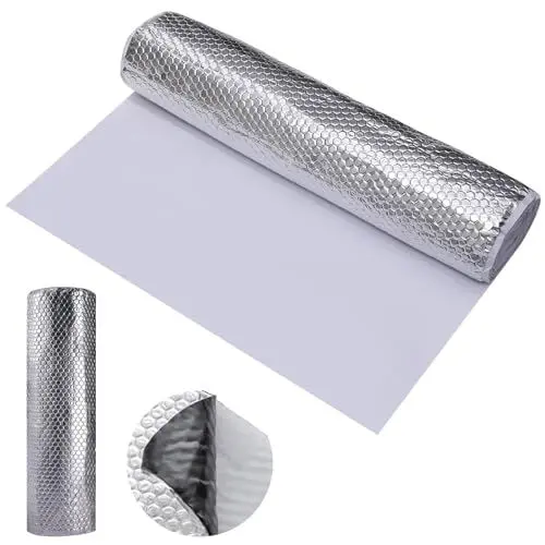 Produktbild: Putentfun 2mm 2qm Alubutyl 50x400 cm Anti Dröhn Dämmmatte selbstklebend Auto Dämmung - KFZ Lärmschutz, Schalldämmung und Schallschutz（1 Rolle）