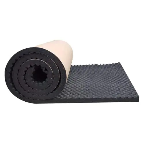 Produktbild: Putentfun Selbstklebend Dämmmatten 2cm 200 x 50 cm Dämmung Isolierung Kautschuk,Dämmmatte Auto Schallschutzmatte Isolierung Schallschutz,Raum Akustik Schaumstoff,Feuerfest, Wasserdicht