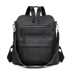 Produktbild: Puwuzixi Frauen Rucksack Wasserdicht Anti-Diebstahl PU Mode Reisen Mehrzweck Cabrio Geldbörse Umhängetasche Handtasche Rucksack