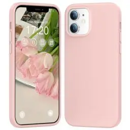 Produktbild: PuyaTeya Liquid Silikon handyhülle für iPhone 11 hülle, Hochwertiges Silikon, Ganzkörperschutz - 4 Schichten stoßfeste Handyhülle, kratzfestes weiches Mikrofaserfutter 6.1 Zoll (Rosa)