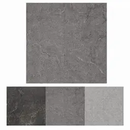 Produktbild: PVC Bodenbelag Selbstklebende Fliesen Dunkelgrau Marmor 30x30 cm, Fliesenoptik Vinylboden Bodenfliesen für Eingangstür, Wohnzimmer, Küche, Balkon, Abstellraum, 50 Stück 4,5 m²