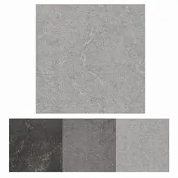Produktbild: PVC Bodenbelag Selbstklebende Fliesen Grau Marmor 30x30 cm, Fliesenoptik Vinylboden Bodenfliesen für Eingangstür, Wohnzimmer, Küche, Balkon, Abstellraum, 50 Stück 4,5 m²