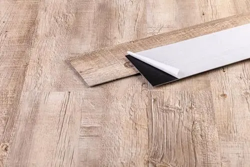 Produktbild: PVC Bodenbelag Vinylboden Selbstklebend BUCHE ALBACETE - 15,24 x 91,44 cm (16Stk./2,23 m²) - Selbstklebende Vinylplanken, Laminat Dielen – Gewaschen, Rutschfest, Wasserfest