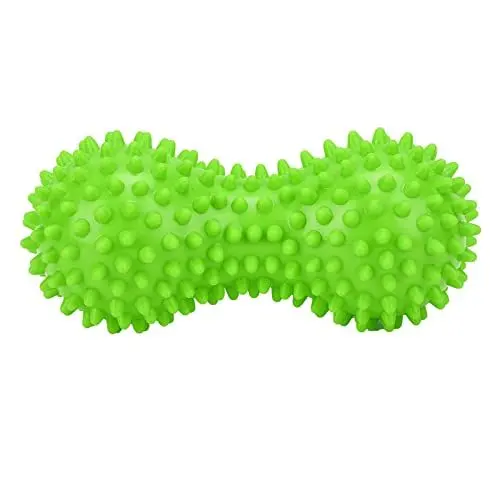 Produktbild: Muskel-Massageball, stacheliger Massageball, Massageball-Set, Plantarfasziitis-Massagegerät, Akupressurball und Massageball für Fitness-Yoga (Grün)