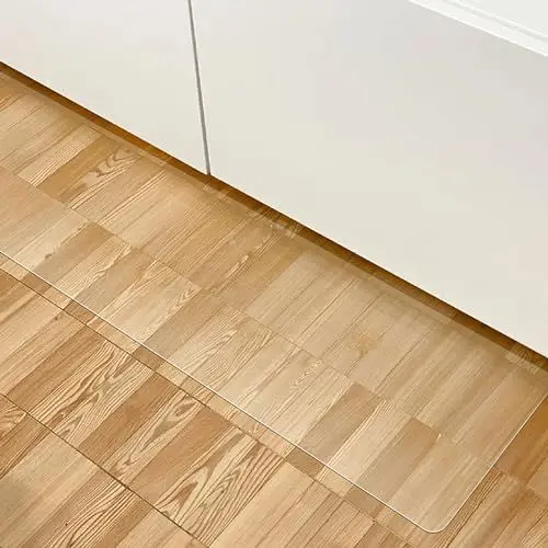 Produktbild: PVC Unterlage Schreibtischstuhl 1,5mm Transparente Bodenschutzmatte Schutzmatte Bürostuhl Clear Stuhlmatte für Laminat Parkett Hartböden Kratzfest Schützen Ihren Boden vor Kratzern (Size : 30x30cm)