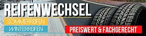 Produktbild: PVC Werbebanner Plane Reifenwechsel Sommerreifen Winterreifen Rad mit Ösen 3000 x 750 mm