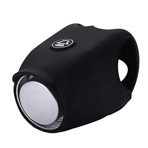 Produktbild: Pwshymi Fahrradglocke für Glocke für Fahrradlenker, elektronische Glocke, wasserdicht (schwarz)