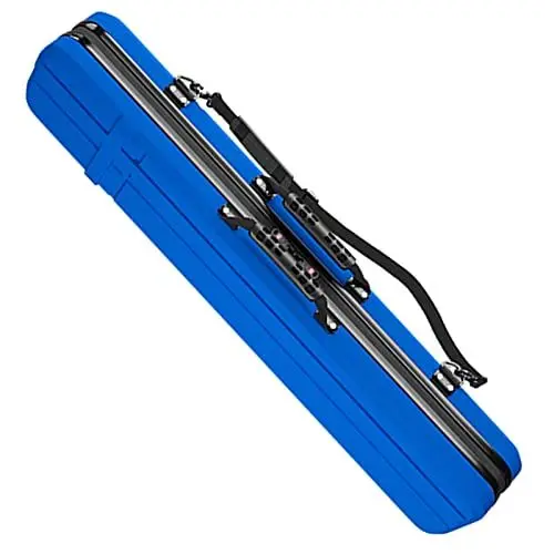 Produktbild: PWZYBXL Rutentasche, Wasserdicht Tragbare Rutenfutteral, Leichte Großer Kapazität Angeltasche Mit Tragegriff Und Schultergurt, Multifunktionaler Angelkoffer-blau-100×20×13cm