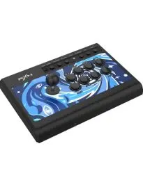 Produktbild: PXN 008 Arcade Fight Stick - Arcade Stick mit 360° Circular Joystick, Blue-Switch Mechanischen Tasten und Audioanschluss, Turbo-Funktion - Arcade Fightstick für PC, PS3, PS4, Xbox und Switch
