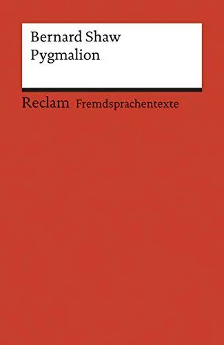 Produktbild: Pygmalion. A Romance in Five Acts