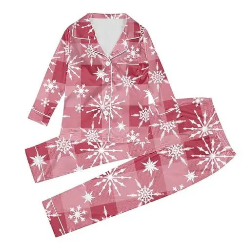 Produktbild: Pyjama Damen Lang Schlafanzug Damen Sommer Pyjama Fuer Damen Halloween Pyjama Set Damen Anzug Damen Elegant 2 Teiler Zweiteiler Damen Weihnachts Partner Pullover Xmas Pyjama Schlafanzug Frottee Herren