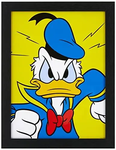 Produktbild: Pyramid International FP11137P-PL Donald Duck (Mad) gerahmter Druck, 250 GSM Paperwrap MDF, Mehrfarbig, 44 x 33 x 4 cm