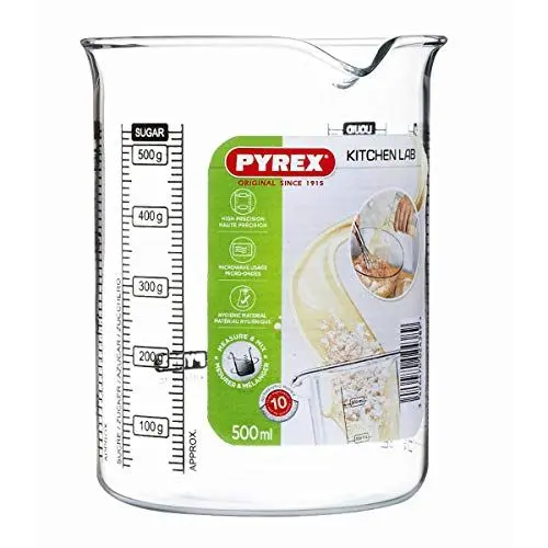 Produktbild: Pyrex 505040 Kitchen Lab Messbecher, 0,5 L