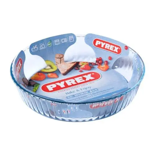 Produktbild: Pyrex Bake & Enjoy Glass Fluted flan dish Hohe Widerstand 26 cm