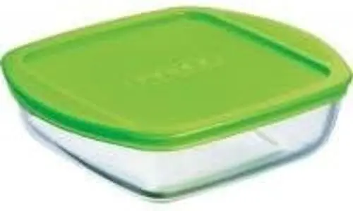 Produktbild: Pyrex &Store Cook Quadratische Auflaufform mit Deckel (20 x 17 cm, 1 l
