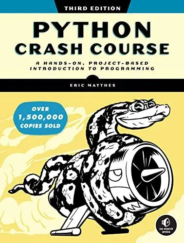 Produktbild: Python Crash Course, 3rd Edition: A Hands-On, Project-Based Introduction to Programming