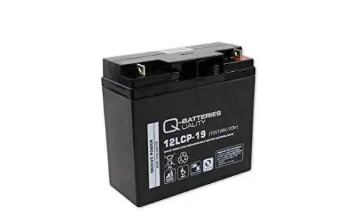 Produktbild: Q-Batteries 12LCP-19 / 12V- 19Ah Blei Akku Zyklentyp AGM- Deep Cycle VRLA