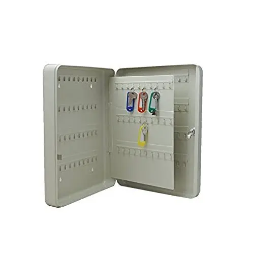 Produktbild: Q-Connect KF04275 Schlüsselschrank - 140 Haken, Zylinderschloss