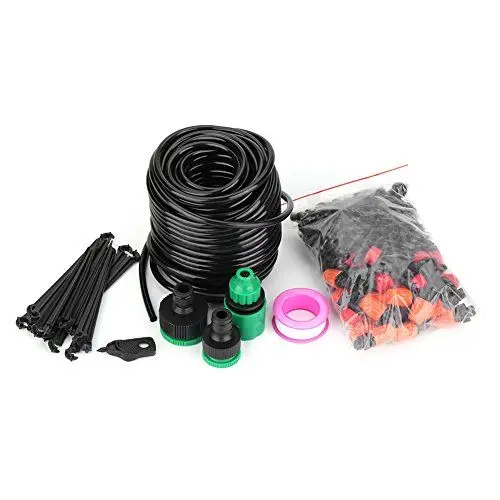 Produktbild: 25 M Tropfbewässerungssystem-Set, Gartengewächshauspflanzen, Automatisches Bewässerungsschlauch-Set, Bewässerungsrohr, Bewässerungssystem, Pflanzenbewässerungsgeräte,