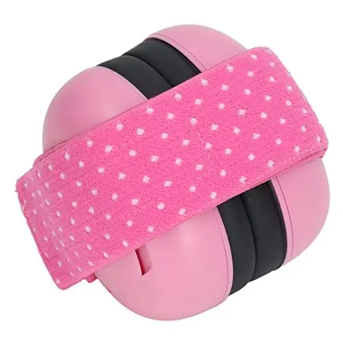 Produktbild: Qcwwy Baby-Ohrenschützer mit Geräuschunterdrückung, Weich Gepolsterte Baby-Gehörschutz-Kopfhörer für Outdoor-Aktivitäten, Material ABS, für Konzerte und Themenparks (PINK)