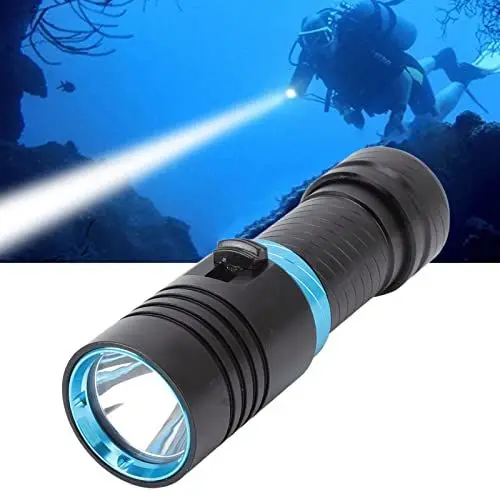 Produktbild: Qcwwy Tauchlampen, 5000 Tauchtaschenlampe, IP68 wasserdichte Nachttauchlampe Professionelle 150M Tauch-Unterwassertaschenlampe