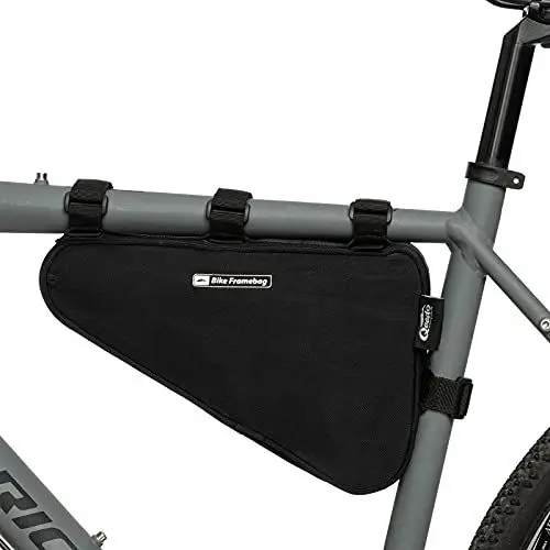 Produktbild: qeedo Bike Framebag, Fahrrad Rahmen Tasche, Fahrrad Tasche vorne, wasserabweisend