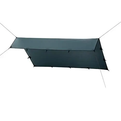 Produktbild: qeedo Smart Tarp Sonnensegel, Trekking Tarp, leicht, robust, schneller Aufbau (3x4m)