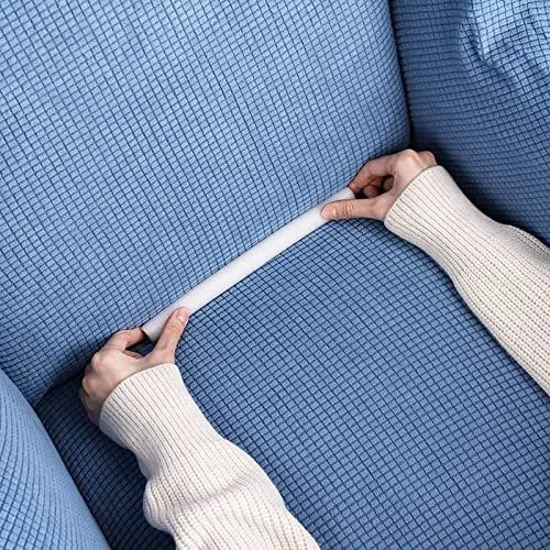 Produktbild: qiden Anti-Rutsch-Schaumstoffe für Stretch Sofabezug, Elastische Schaumstoff-Stab für Sofahusse Couchbezug, DIY rutschfeste Schaum für Relaxsessel L-Form Sofa Abdeckung-14 Pcs