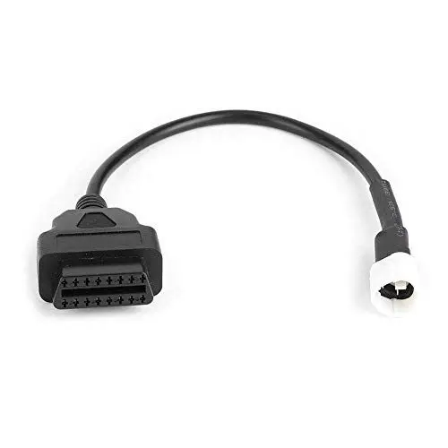 Produktbild: Qiilu Auto OBD2 Diagnoseskabel, 3 polig an OBD2 Fehlercode Scanner Motorrad Diagnosekabel, Standardspezifikation Scanner Diagnosekabel Passend für X-MAX N-MAX MT-125