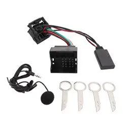 Produktbild: Bluetooth Aux Empfänger für Auto, Aux Bluetooth Autoadapter, Qiilu Bluetooth 5.0 Wireless Audio Adapter Aux in Kabel Für Focus Mondeo Fusion 6000CD