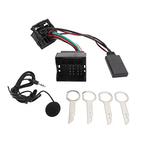 Produktbild: Bluetooth Aux Empfänger für Auto, Aux Bluetooth Autoadapter, Qiilu Bluetooth 5.0 Wireless Audio Adapter Aux in Kabel Für Focus Mondeo Fusion 6000CD