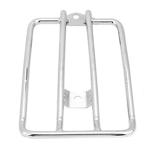 Produktbild: Qiilu Gepäckträger, Gepäckträgerhalterung hinten für Motorrad, passend für XL883/1200 X48 (Silber)