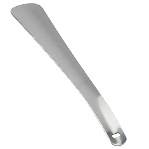 Produktbild: Qiilu Professioneller Schuhanzieher aus Edelstahl mit Langem Griff für Senioren und ältere Menschen, Langer Schuhlöffel aus Metall schuhlöffel Metall 25 cm