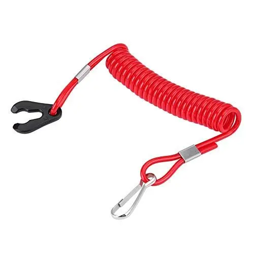 Produktbild: Außenborder Zündung Not Aus Schalter Schlüssel Lanyard Seil Clip für All Series Motoboot