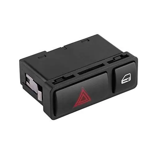 Produktbild: Qiilu Warnblinkschalter und Verriegelungsschalter 2-in-1 61318368920 für Serie 3 E46 E53 E85 325 X5