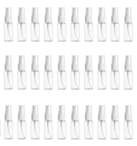 Produktbild: Qikaara 30 Stücke Sprühflasche, 20 ml Parfümzerstäuber Nachfüllbare, Klein Leer Zerstäuber flasche Feinnebel, Transparente Tragbare Parfümflasche für Reise Handtasche unterwegs spray bottle atomizer