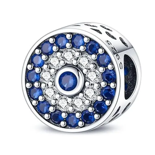 Produktbild: QIKAOLA Charm passt Halskette Armbänder für Frau 925 Sterling Silber Dangle Anhänger Perlen Pandora Charm Perlen für Armband Halskette