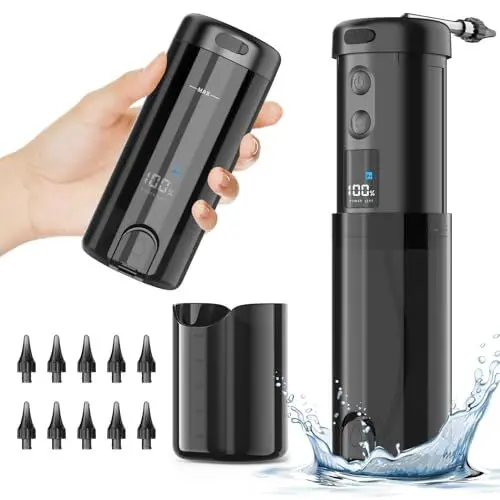 Produktbild: Qimic Ohrenreiniger Ohrenschmalz Entferner, Elektrischer Ohrreiniger für Erwachsene, Ohrspülung für den Heimgebrauch, Wiederaufladbar Ohrreiniger für Erwachsene Kinder, IPX7 Wasserdicht