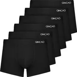 Produktbild: QINCAO Boxershorts Herren 6er Pack Ohne Kratzenden Zettel Männer Unterhosen Unterwäsche Boxer Baumwolle(Gr. S - 4XL)