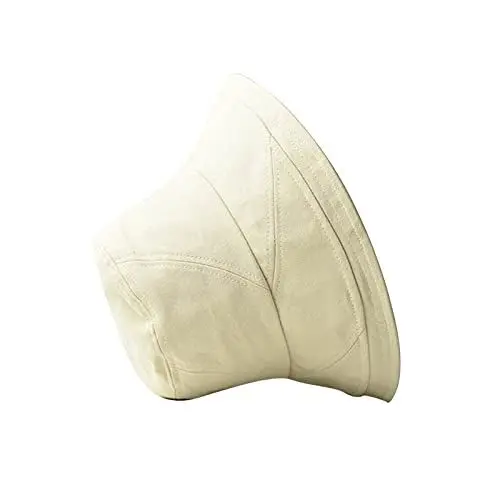 Produktbild: QINQNC Unisex Klassische Sonnenhut Damen Wasserdicht Solide Sonnenschutzmittel für Frauen Satin Fisherman im freien Fashion-Colour-Mütze Damen Reversibel Sonnenhut Damen Baumwolle (Beige, One Size)