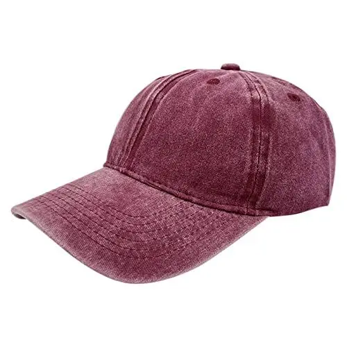 Produktbild: QINQNC Unisex Netzstoff Kappe Herren Und Damen großer Scalesun-Hut-Baseball-Hut-Normallack-justierbarer Sport-Hut im Freien Herren Und Damen Schnell Trocknend Baseballkappe (RD4, M)