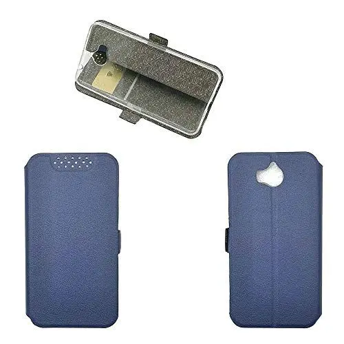 Produktbild: QiongniAN Hülle für Huawei Nova Young MYA-L11 Hülle Leder,Hülle für Huawei Y6 2017 MYA-L41 / Y5 2017 MYA-L03 MYA-L23 MYA-L02 MYA-L22 / Honor Changwan 6 MYA-AL00 Hülle Klapphülle Handytasche Case Blue